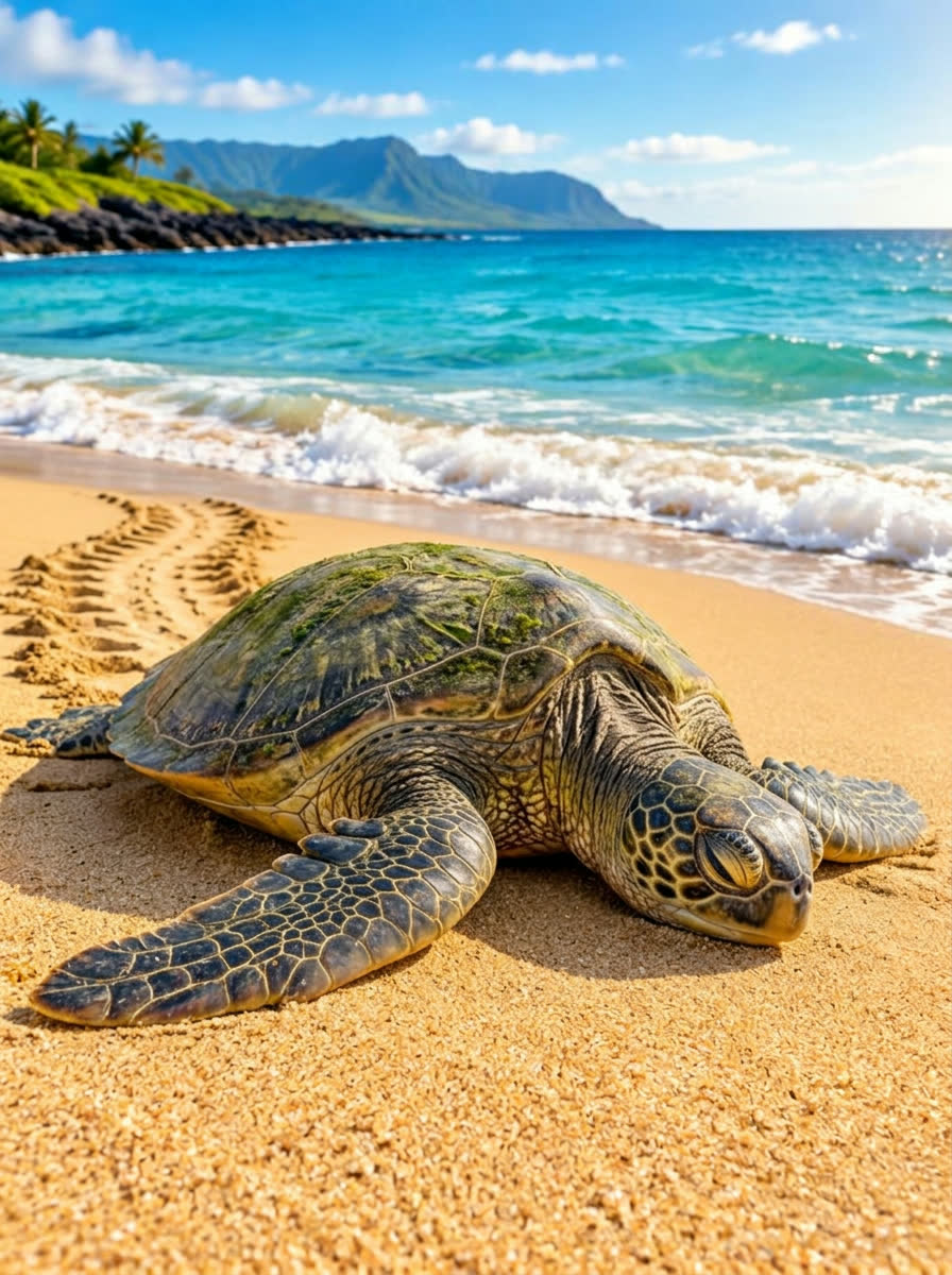 Turtle on Land · Don't Touch