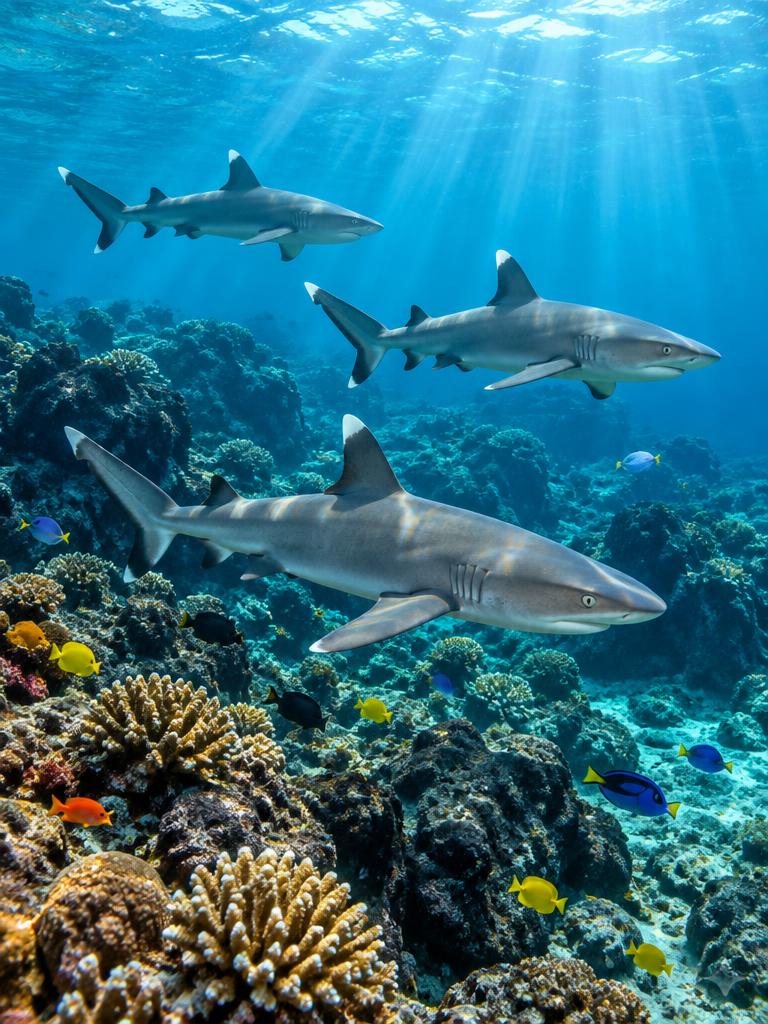 Hawaiian Reef Sharks