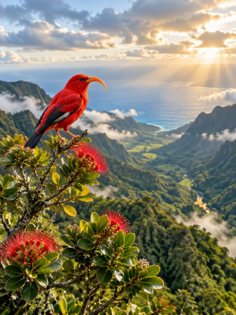 Scarlet Honeycreeper