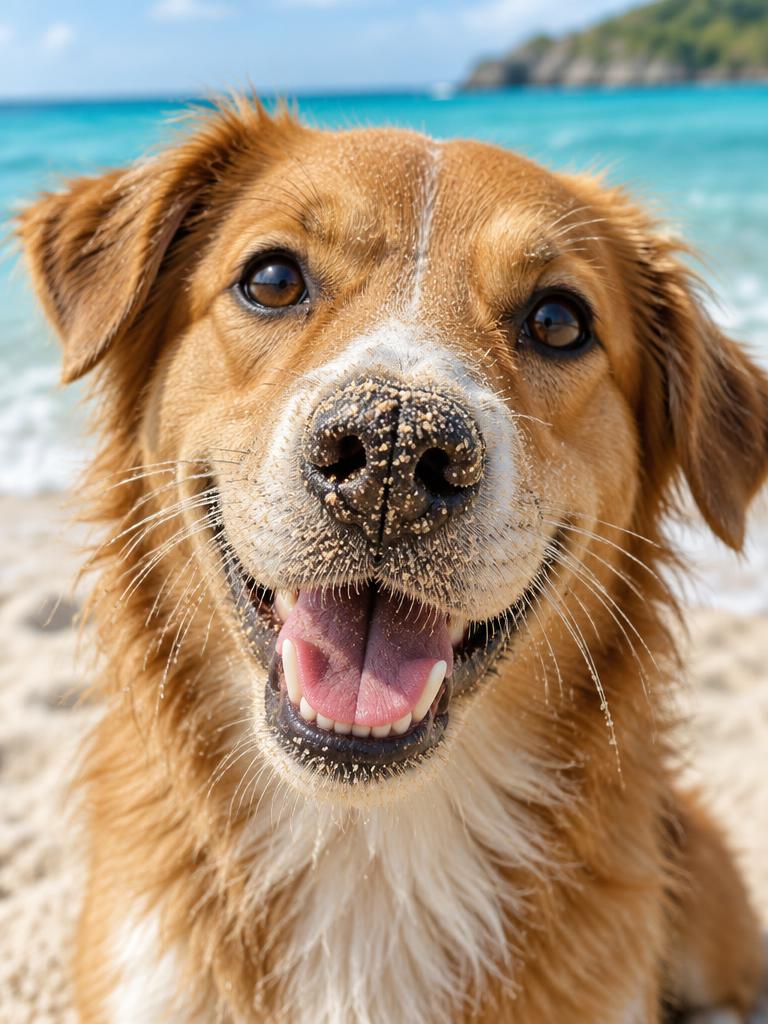 Sandy Nose Close-Up