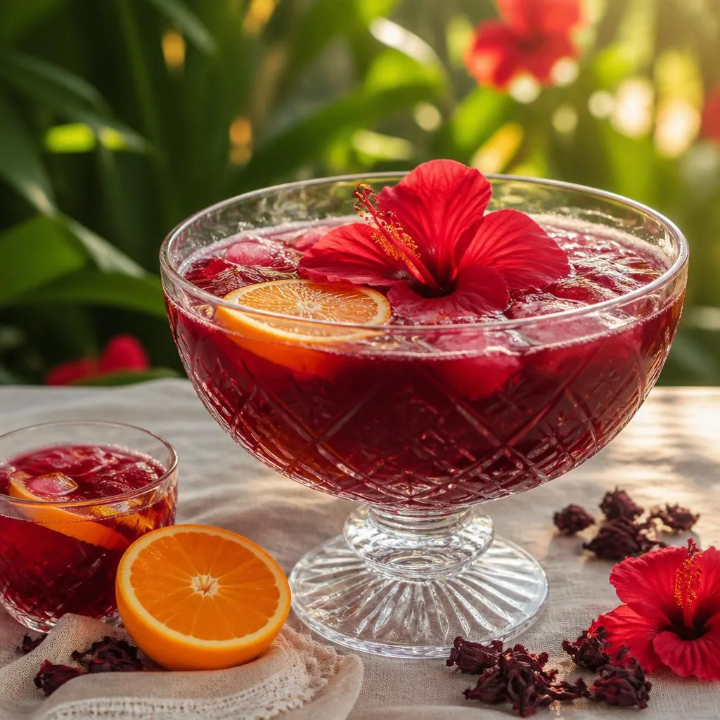 Hibiscus Rum Punch