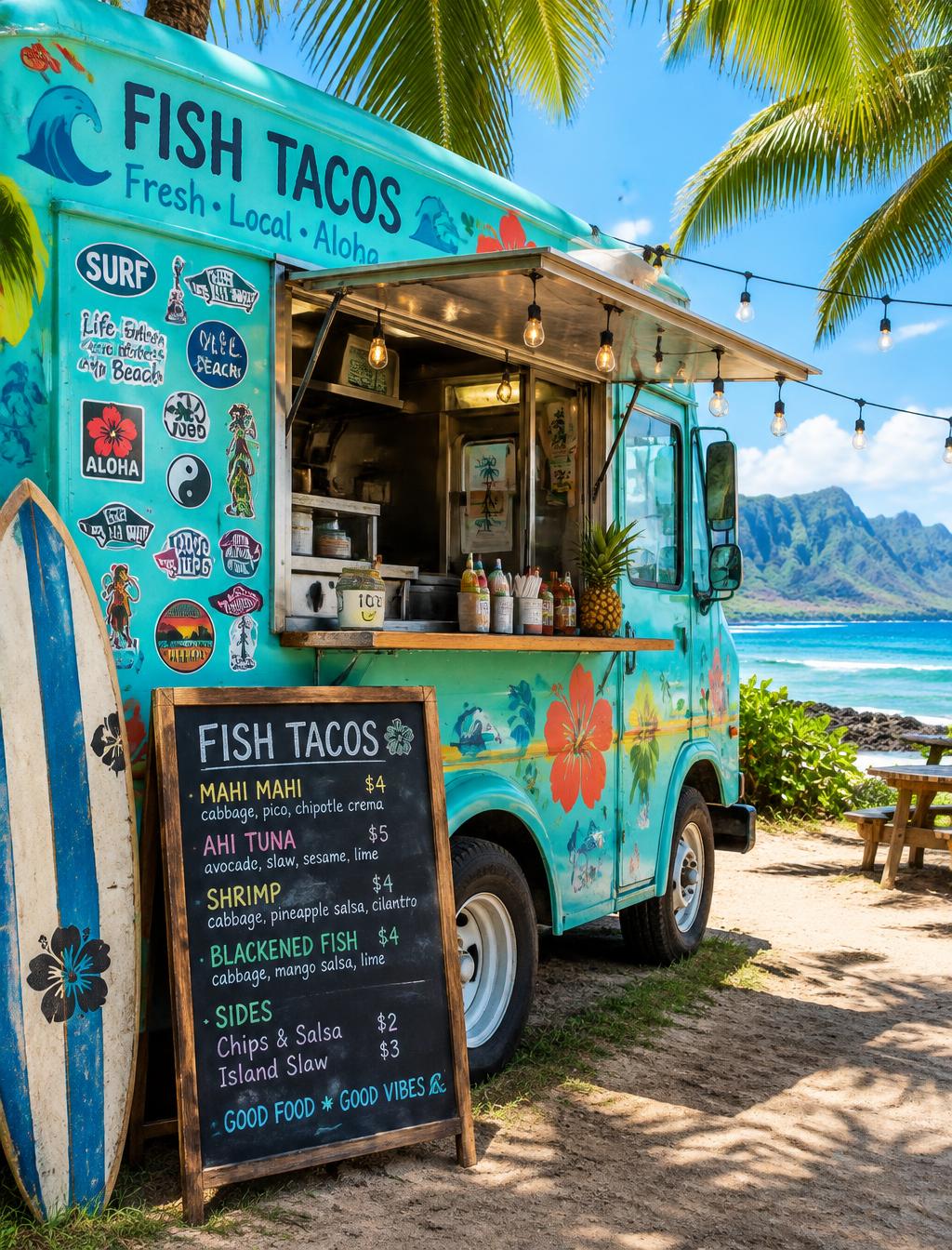 Fish Tacos by the Sea