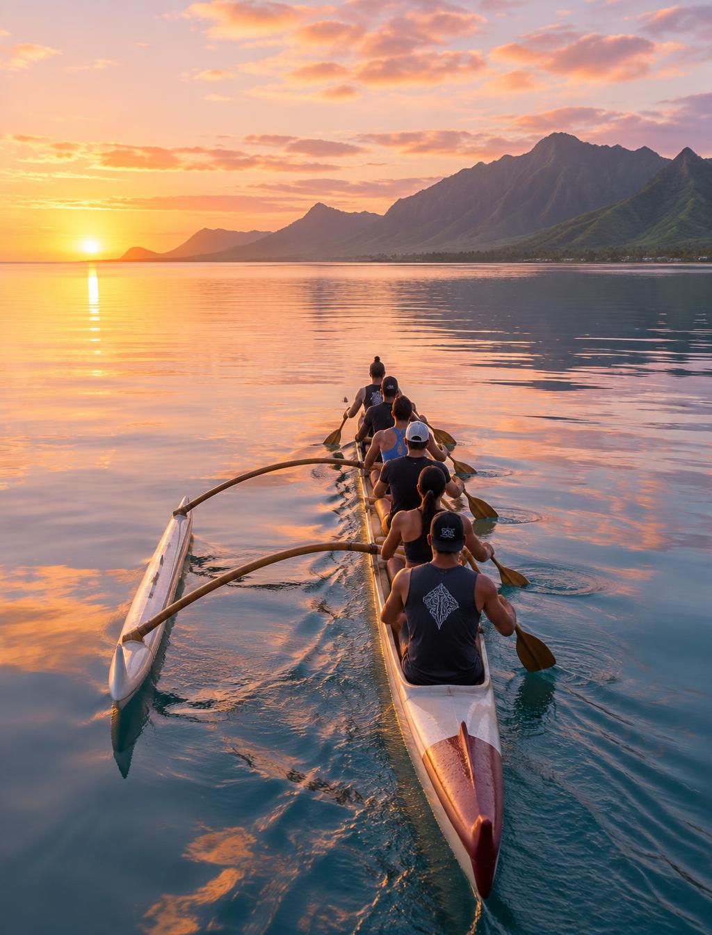 Waʻa at Dawn
