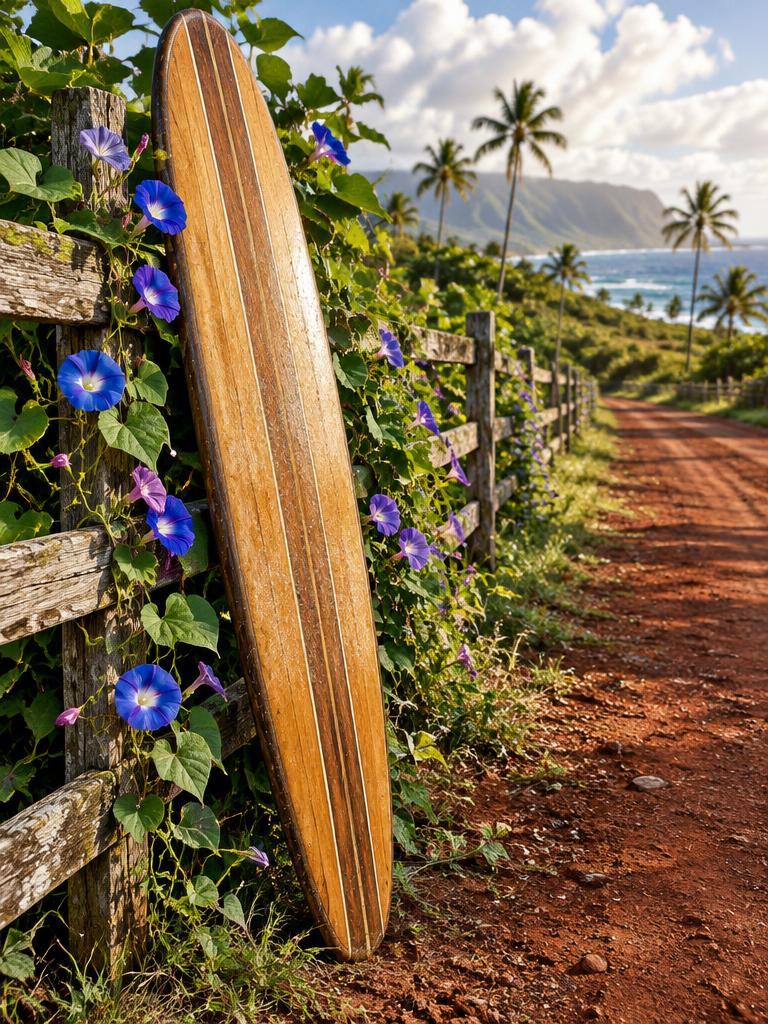 Longboard on Red Dirt