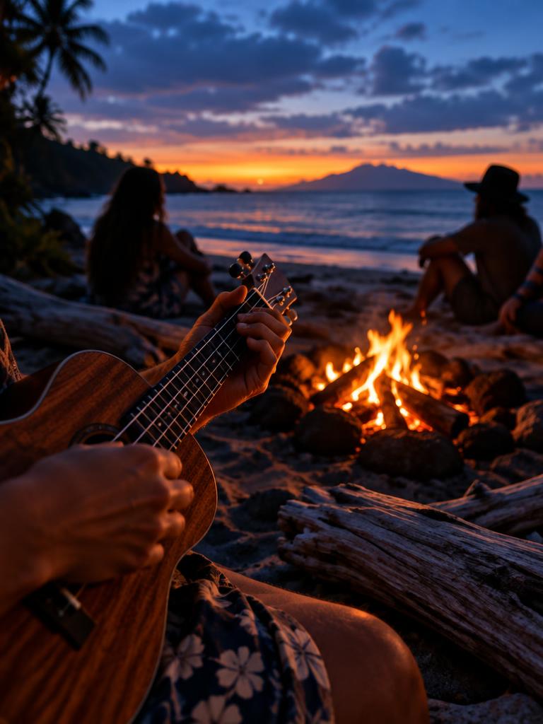 ʻUkulele after Sunset