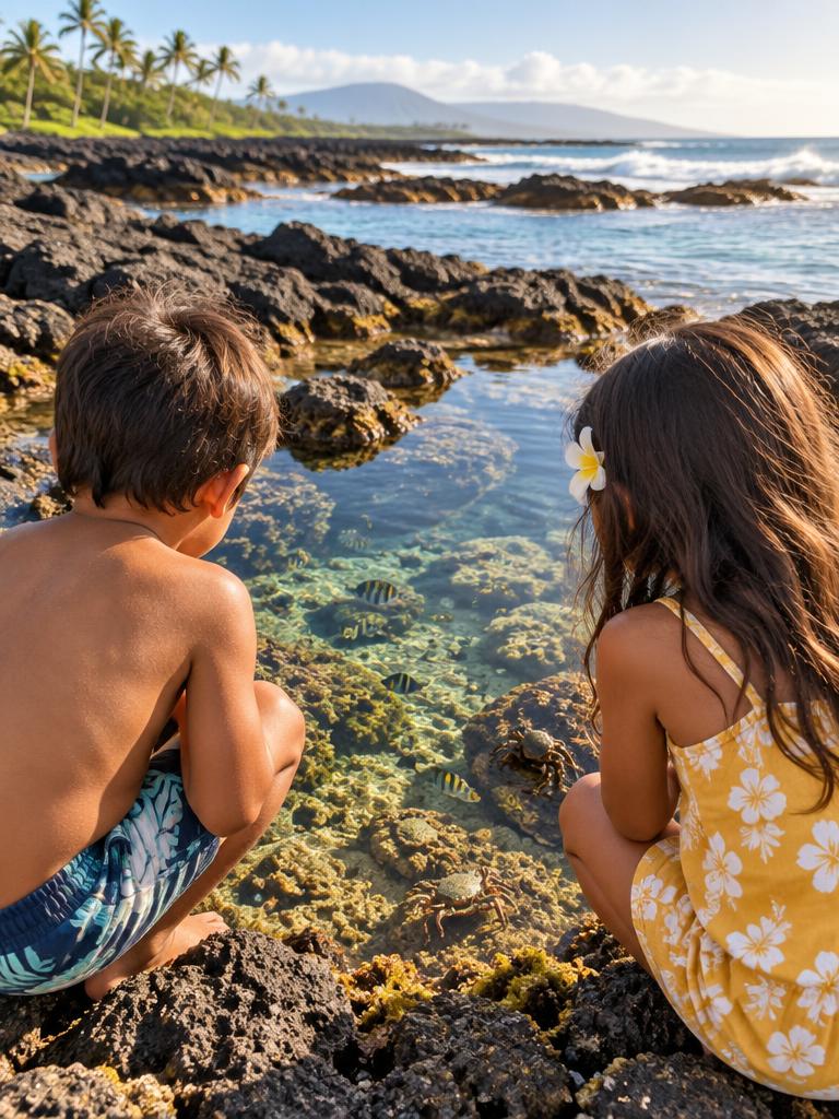 Keiki at the Tide Pool
