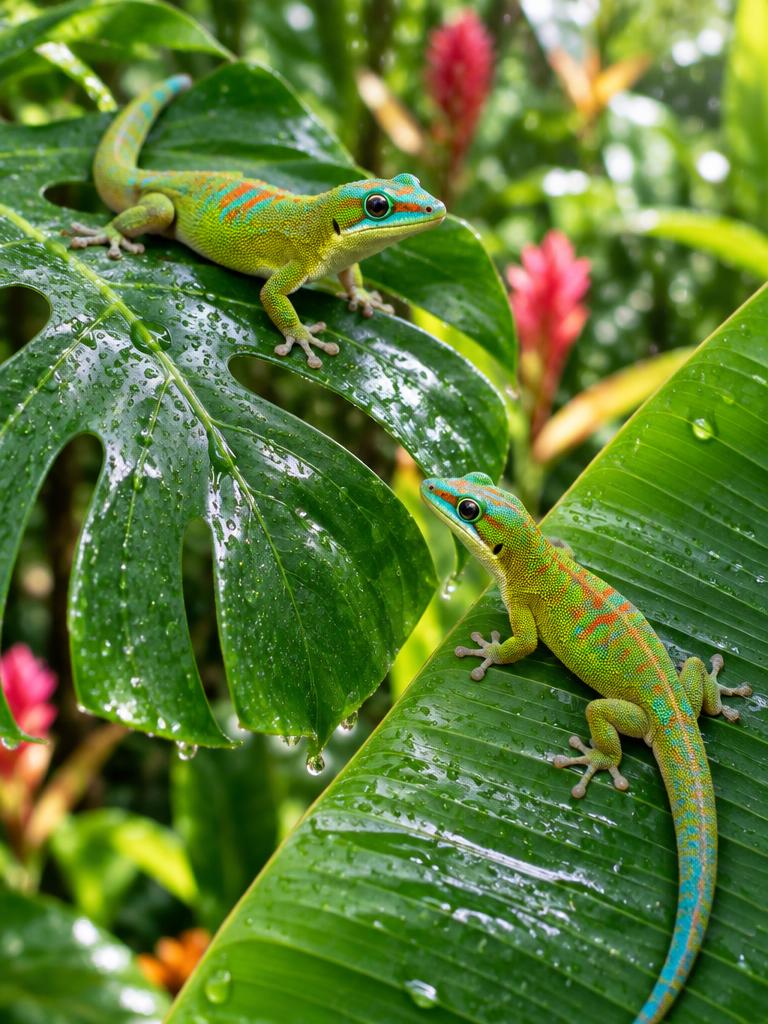 Moʻo on the Leaves