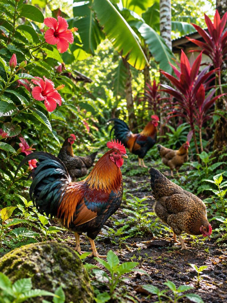 Moa in the Garden