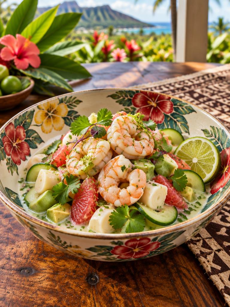 Coconut Lime Shrimp Salad