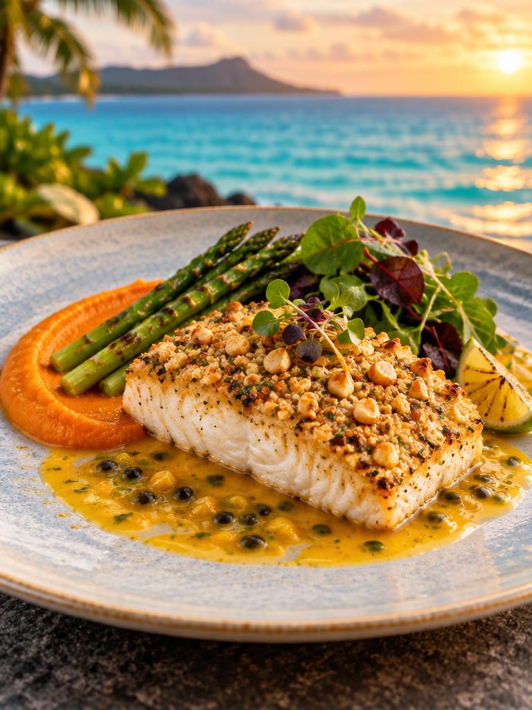 Macadamia-Crusted Mahi Mahi