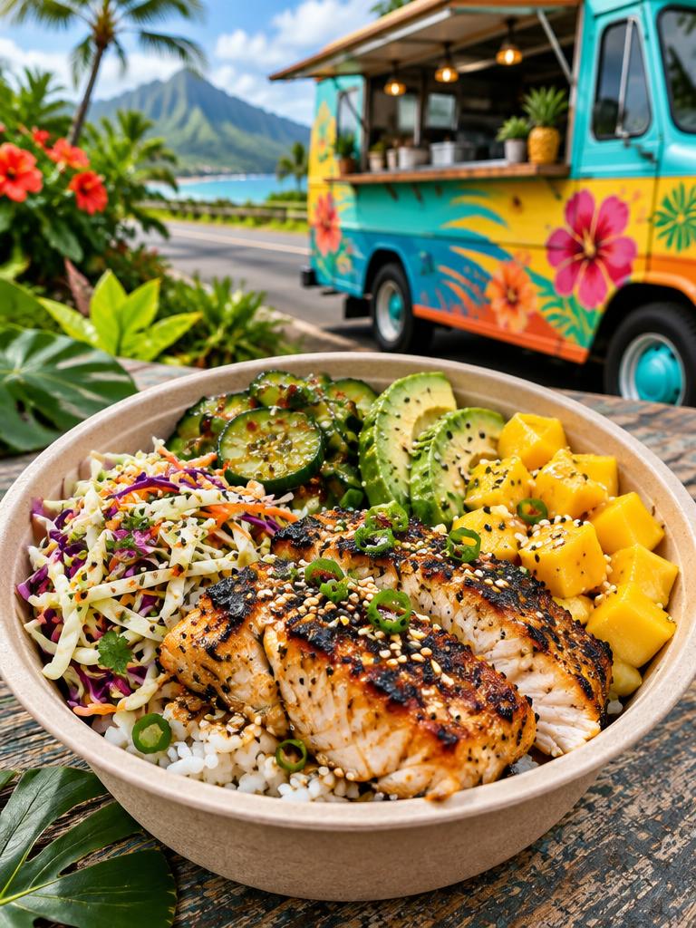 Island-Korean Grilled Fish Bowl