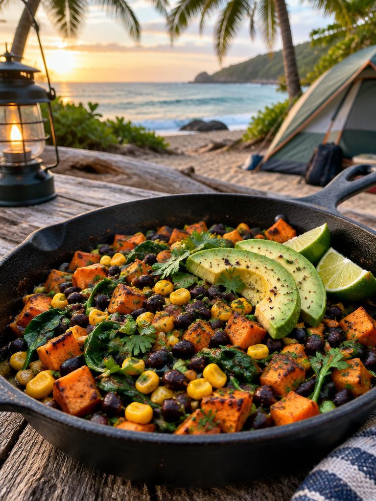 Beach-Camp Sweet Potato Skillet