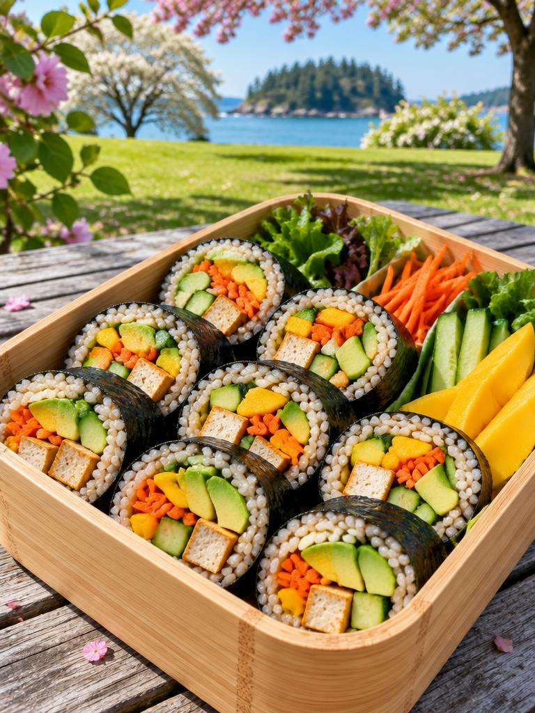 Picnic Nori Rainbow Rolls
