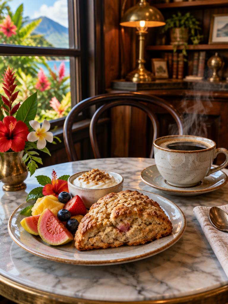 Old-World Guava Oat Scones