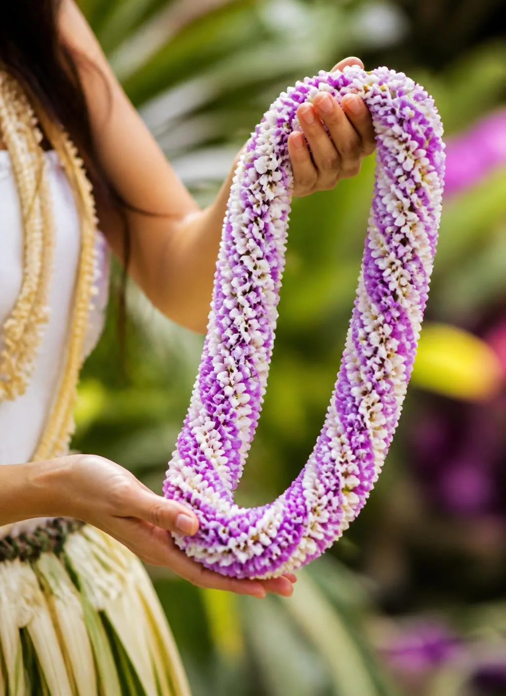 Orchid Rope Lei