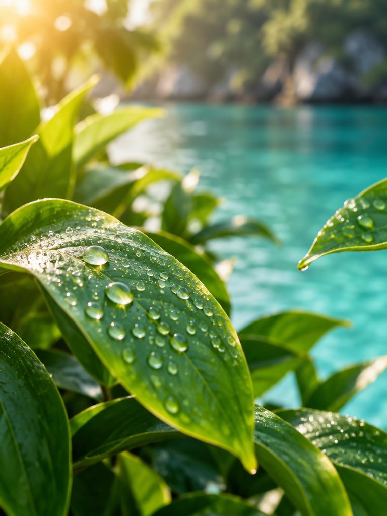 Dewdrops and Turquoise