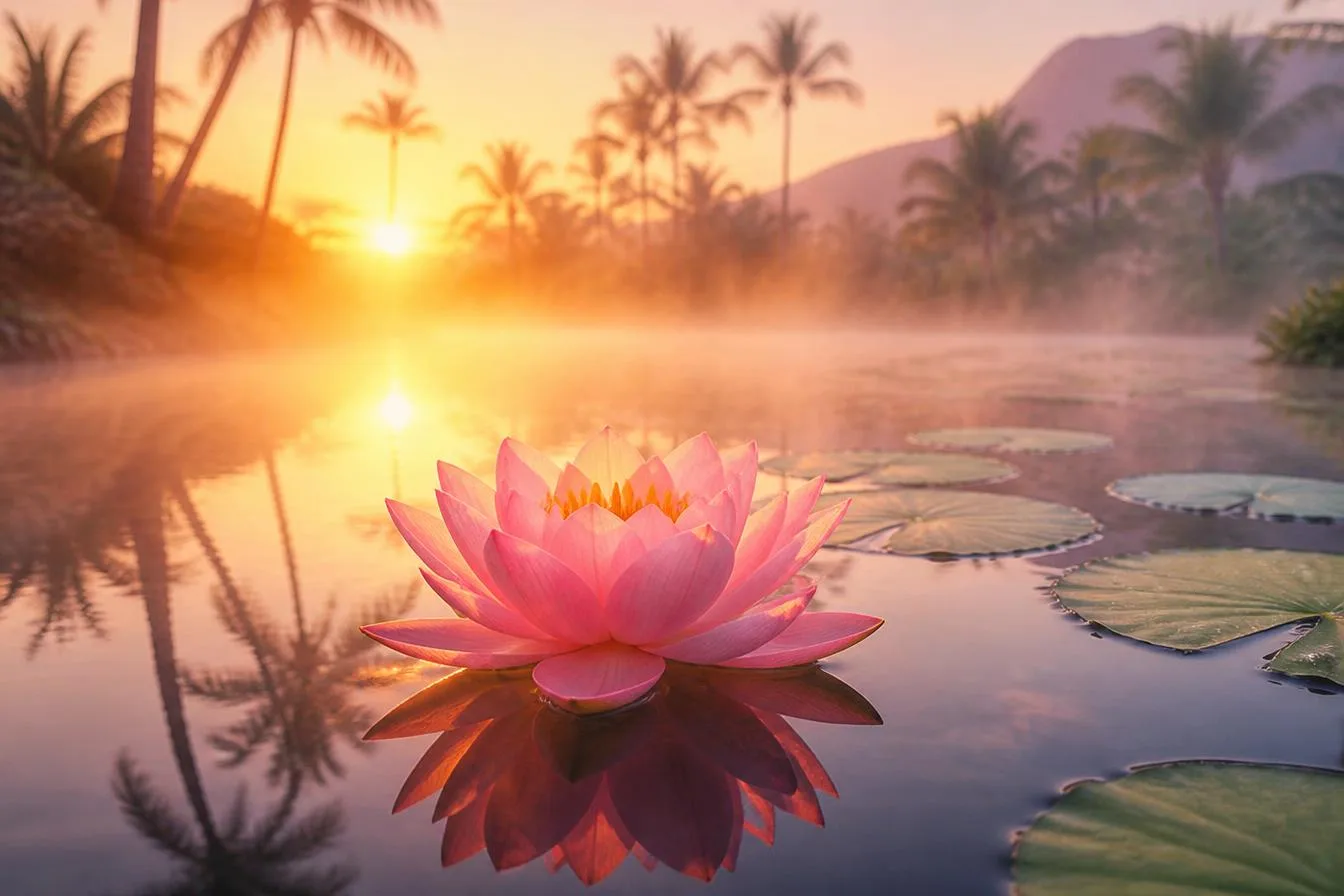 Lotus at Dawn