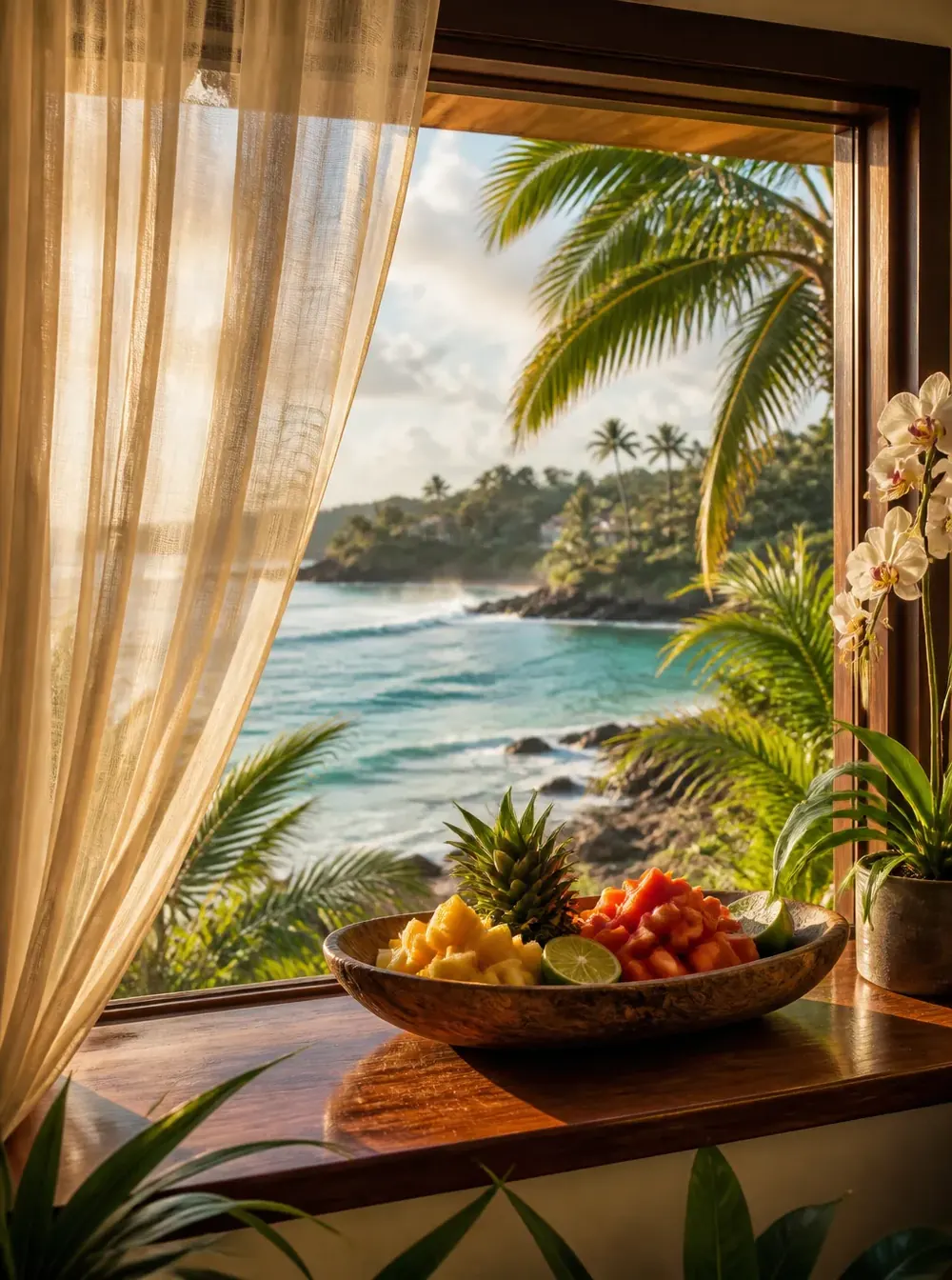 Curtains and Coastline