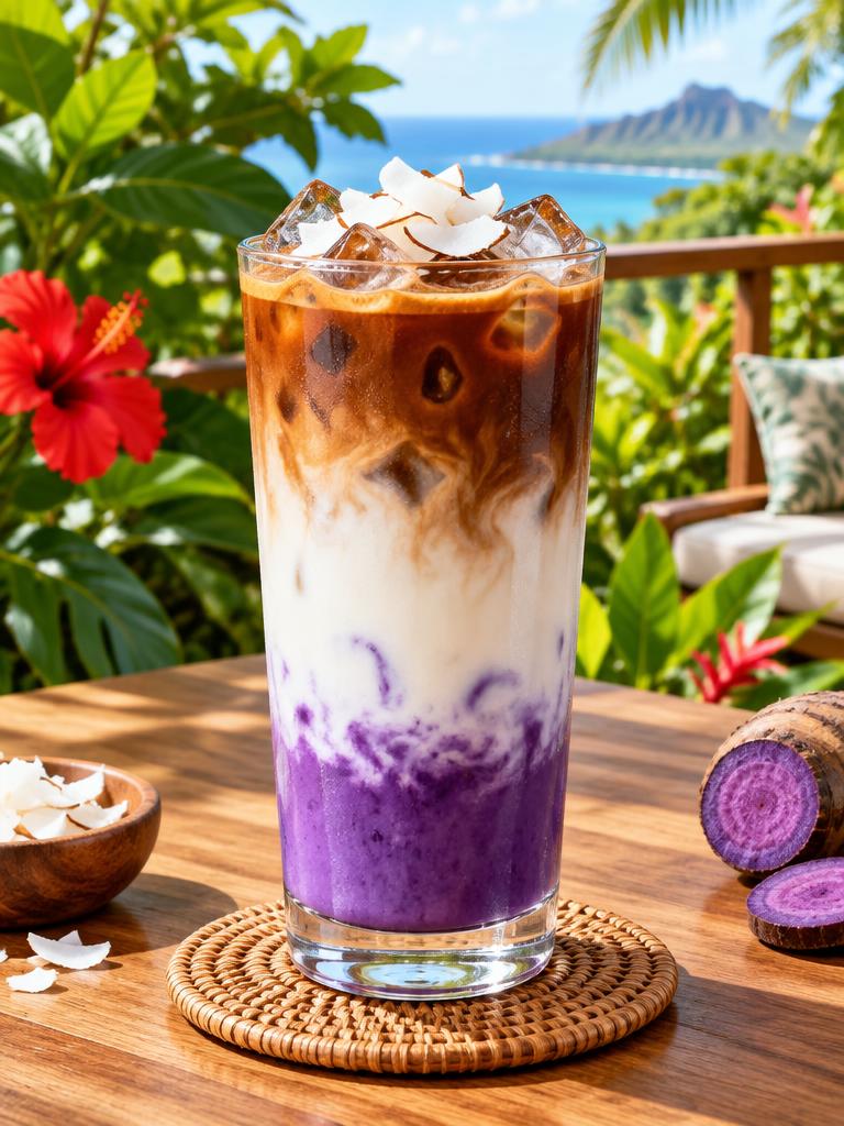 Ube Coconut Latte
