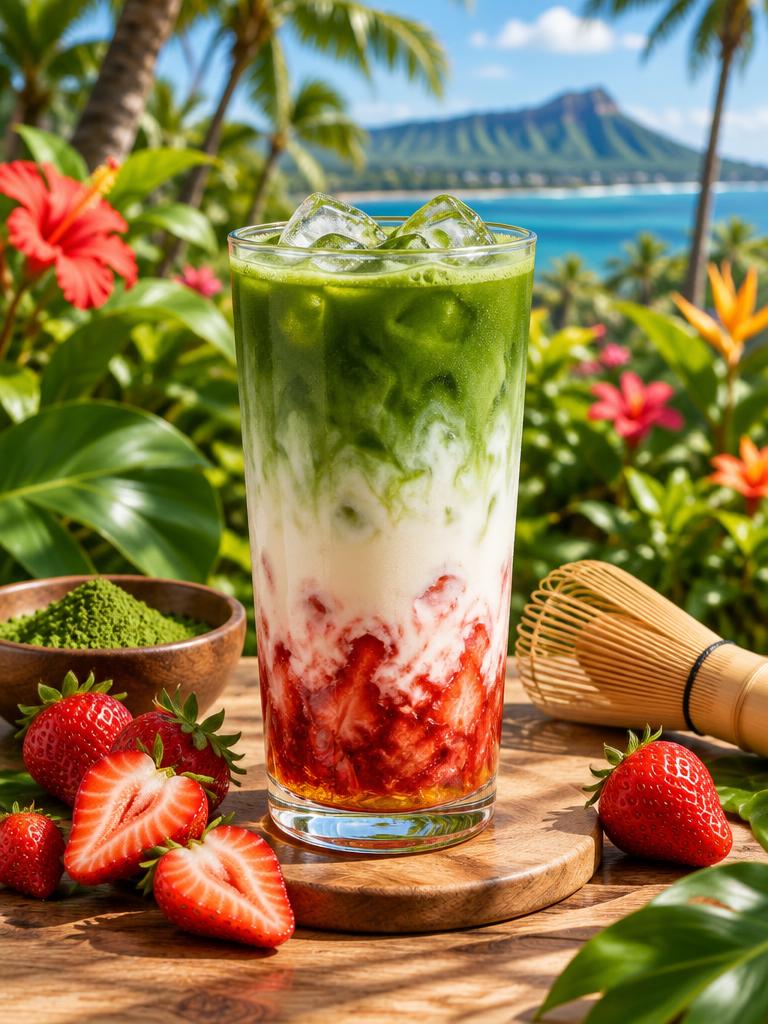 Strawberry Matcha